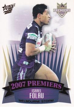 2007 Select Premiers Melbourne Storm #PC05 Israel Folau Front
